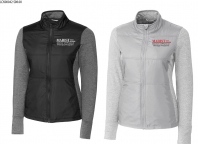 Cutter & Buck Quilted Women's Full Zip Windbreaker Jacket with Embroidered Marist DR of PT logo